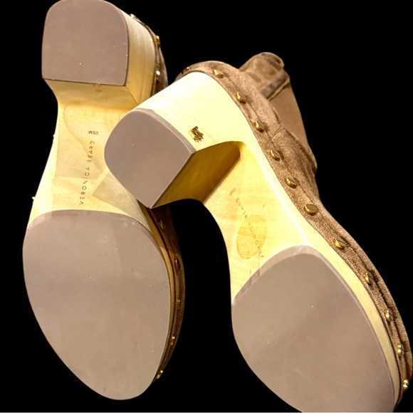 Veronica Beard Suede Studded Accents Chelsea Boots/ Clog Size: 7.5 New W Out Tag - Picture 6 of 7